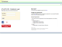 Tablet Screenshot of grade.atlisd.net